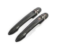 SYMWBD Couvercle Protections De Poignées Porte Extérieures Pour Clio IV 4 MK4 2012-2017 Enjoliveurs Décoratifs Stickers Housses Poignée Porte Voiture(Noir 1)