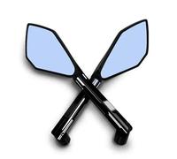 SYMWBD Rétroviseur De Moto pour Kawasaki Z750 Z900 Z800 Z1000 ER-6F ER-6N Z 750 900 ER6F ER6N Rétroviseurs Latéraux Rétroviseur latéral pour Moto Rétroviseur pour Mot(Noir)