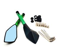 Rétroviseur Moto pour Kawasaki Z1000SX Z750 Z1000 Z650 Z900 Z800 Z250 Z 1000 SX Z 750 1000 Rétroviseurs Latéraux Rétroviseur latéral pour Moto Rétroviseur pour Mot(Vert)