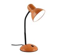 SYMX 5w Lampe de Bureau Col de Cygne Flexible 3 Modes d'éclairage Lampe Lecture Tableau Enfant Chambre Chevet pour étudier, Travailler(E27),Orange