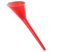 SYN Entonnoir de ravitaillement en plastique multifonction à long cou pour voiture, moto, essence et additif d'huile moteur (rouge)