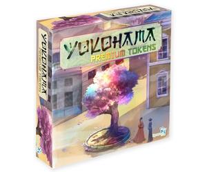Synapses Games: Yokohama Jetons Premium - Accessoire de jeu de société, comprend 164 jetons en bois et 68 pièces métalliques personnalisées pour améliorer votre jeu