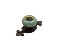 SynapSYA Boutons De Tiroir un Seul Trou Boutons en cuivre antique, boutons céramique, de commode, tiroirs, poignées d'armoire, placard cuisine colorés(Color 10)