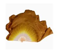 SynapSYA Fan Veil Danse du Ventre Belly Dance Grand éventail de Danse 86 cm, Voile Pliable en Bambou dégradé, Peint à la Main, Accessoires Spectacle for Danseuse Orientale(Color 17,2pcs Right Hand)