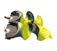 SynapSYA Fan Veil Danse du Ventre Belly Dance Voiles de Danse du Ventre colorés for Femmes (2 pièces)(Color 11,L-180x90cm)