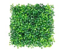 SynapSYA Panneaux Muraux De Gazon Artificiel Panneau de buis Artificiel UV 24 pièces 20 x 20/24 x 16 Pouces Panneaux muraux de haie de buis Gazon Artificiel Mur de Fond Herbe Verte(20x20in)