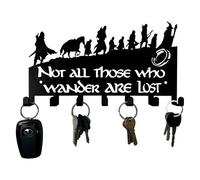 SynapSYA Porte Cléf Mural Porte-clés décoratif en métal, crochets muraux for clés, support de rangement for œuvres d'art, fer forgé