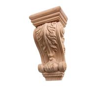 SynapSYA Tête De Colonne Sculptée pour Corniche Corbeau décoratif de Garde-Robe en Bois, Appliques stigmates sculptés, décoration Mariage, Artisanale Miniature for la Maison(Color9)