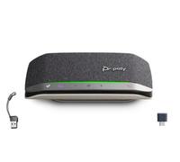 HP Haut-parleur intelligent Poly Sync 20+M – USB-A, USB-C – certifié Microsoft Teams