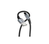 Sync and Charge - USB-C/câble d'alimentation - 24 pin USB-C (M) pour USB (M) - 1.2 m - câble tressé, charge rapide jusqu'à 18 watts - noir