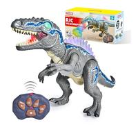 SYNCFUN Jouets de Dinosaures Télécommandés pour Garçons et Filles de 3 4 5 6 7 Ans, Jouets de Dinosaures T-Rex Réalistes Qui Marchent et Rugissent, Cadeau d'anniversaire de Noël
