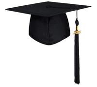 Synchain Toque Diplome Chapeau d'étudiant Bachelor Chapeau Docteur Baccalauréat Avec Pendentif Pour la Remise de Diplôme - Lycée Cérémonie de Remise Unisexe