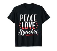 Synchro Synchronized Natation Artistic Swimmer Apparel T-Shirt