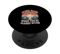Synchronicité Les étoiles sont alignées Lorsque Vous êtes aligné Astronomie PopSockets PopGrip Adhésif