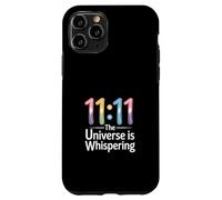 Synchronicité « L'univers chuchote » Numérologie 11:11 Coque pour iPhone 11 Pro