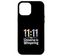 Synchronicité « L'univers chuchote » Numérologie 11:11 Coque pour iPhone 12 Pro Max