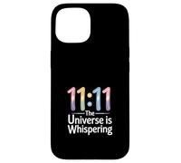 Synchronicité « L'univers chuchote » Numérologie 11:11 Coque pour iPhone 15