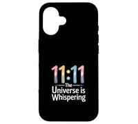 Synchronicité « L'univers chuchote » Numérologie 11:11 Coque pour iPhone 16
