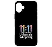 Synchronicité « L'univers chuchote » Numérologie 11:11 Coque pour iPhone 16 Plus