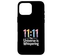 Synchronicité « L'univers chuchote » Numérologie 11:11 Coque pour iPhone 16 Pro Max