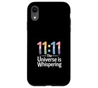 Synchronicité « L'univers chuchote » Numérologie 11:11 Coque pour iPhone XR