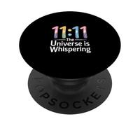Synchronicité « L'univers chuchote » Numérologie 11:11 PopSockets PopGrip Adhésif