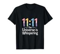 Synchronicité « L'univers chuchote » Numérologie 11:11 T-Shirt