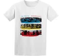 Synchronicity Remastered 2003 The Police Unisex T-Shirt Printed Tee Graphic Top Men Shirt White M