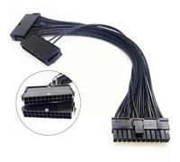 Synchroniseur D'alimentation Double Psu 24 Broches, Atx, Câble De Synchronisation, Adaptateur De Démarreur, Convertisseur D'extension De Carte Mère