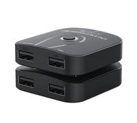 Synchroniseur USB 2 Ports, Prolongateur/séparateur USB 3.0, Dispositif De Partage D'imprimante USB, Clavier D'ordinateur Souris Contrôleur D'affichage/distributeur Partagé Convertisseur