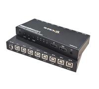 Synchroniseur USB 4/8 Ports, Synchroniseur De Contrôle De Jeu DNF, Synchroniseur Multi-ouverture DNF 4 Entrées/1 Sortie, Synchroniseur Contrôleur De Souris Clavier USB(8 ports)