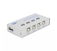 Synchroniseur USB 4 Entrées / 1 Sortie, 4 Ports USB Multi-ordinateur Automatique, Partage De Clavier, Souris, Écran Et Hub, Contrôleur De Partage D'imprimante