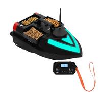 SYNCMH Bateau à appât avec GPS, télécommande de 500 m, retour automatique et croisière à point fixe, boîte à appâts de 1,1 lbs pour la pêche à la carpe et la pêche