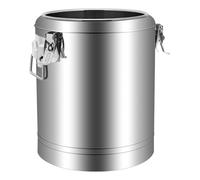 SYNCMH Seau isotherme en acier inoxydable avec couvercle, chauffe-plats, marmite à soupe de restauration, garde au chaud et au froid pendant 8 heures, pour tous les types de fêtes, pique-niques en