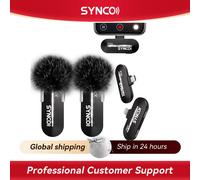 SYNCO Microphone à revers Lavalier sans fil pour iPhone iPad Android type-c Smartphone Youtube enregistrement en direct entretien Vlog 1 mic for lightning