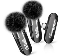 SYNCO Kit de 2 Micros Cravate sans Fil USB-C pour iPhone 15/16 Pro Max, Android, Microphones Professionnels P2XT pour Tiktok, Youtube, Streaming, Vlog, appareils de USB C, Micro-Cravate-iPhone