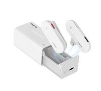 SYNCO P1L Micro Cravate sans Fil pour iOS 14/13/12 2,4 GHz étui de Charge | Clip pratique, Plug & Play, réduction du bruit, 150 m, monitoring en temps réel, vidéo, streaming et podcast