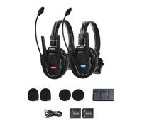 SYNCO XTalk XPro 2.4GHz Système d'interphone sans Fil Casque Duplex intégral Schéma Directeur aléatoire 1640ft/500m 24H Batterie (XPro2 (2PCS))