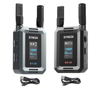 Synco Xvision Système de transmission vidéo sans fil - 300 m HD 1080p 60 fps Émetteur et récepteur HDMI | Latence de 40 ms pour la surveillance en temps réel | Idéal pour le streaming en direct