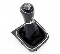 SYNCPARTS Pommeau de levier de vitesse 5 vitesses compatible avec VW Golf 5, Golf 6, EOS, Scirocco-3, Jetta-5-6 - Pommeau de levier de vitesse de rechange de qualité supérieure pour une commutation