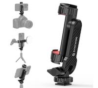 SYNCWIRE Adaptateur Trepied Smartphone, Support Telephone pour Trepied avec 2 Sabots Froids, Base Combinée avec Vis 1/4" et Support de Fixation à Froid, Rotative à 360°, Support D'Appareil Photo