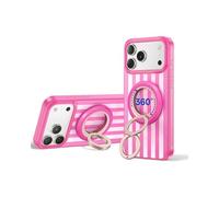 SYNCWIRE Anneau de Support Magnétique pour Téléphone Portable MagSafe - Portable Poignée Téléphonique à Rotation 360° avec Double Anneau Compatible iPhone 17/16/15/14/13/12 Pro Max