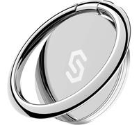 Syncwire Anneau De Support Universel Pour Téléphone Réglable À 360° - Robuste, Pour Iphone 11 Pro, Xs, Max, Xr, X, 8, 7, 6, 6s, 6 Plus, Se, Huawei, Tous Les Smartphones - Argenté