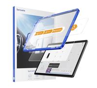 SYNCWIRE Film de protection d'écran en verre trempé pour Tesla Model 3 (2017-2023), Tesla Model Y (2020-2024), protection d'écran tactile pour tableau de bord de 15", mat (anti-reflets) avec cadre