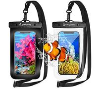 SYNCWIRE Pochette Étanche Smartphone [Lot de 2], Sac étanche IPX8 Touch Sensible pour Téléphone iPhone 13 Pro Max, 12, 11 Pro, XS Max, XR, XS, X,7 8, Samsung S21/S20/S10, Huawei P30 Pro - 7 Pouce