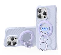 SYNCWIRE Support de téléphone avec anneau MagSafe, rotation à 360 ° magnétique pour téléphone portable, aimants double face anneau de téléphone compatible avec iPhone 17 16 15 14 13 12 Pro Max MagSafe