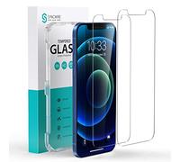 SYNCWIRE Verre Trempé pour iPhone 12, 12 Pro (6.1) Lot de 2, Film Protection écran -sans Bulles d'air -Ultra Résistant (0,33mm HD Ultra Transparent) Dureté 9H Glass