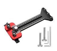 Syndicat de déchirement mince - Guide de coupe en aluminium réglable | Bande de précision Jig avec triple poulie pour les projets de travail du bois, utilisation de l'atelier, coupes droites, com