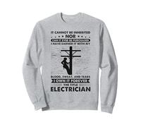 Syndicat des électriciens et des électriciens Funny Lineman Wireman Sweatshirt