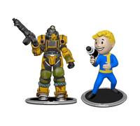 Syndicate Collectibles - Fallout - Pack 2 figurines Set A Excavator & Vault Boy (Gun) 7 cm